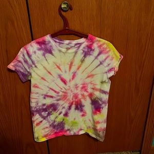 this is a tie dye shirt i made myself.